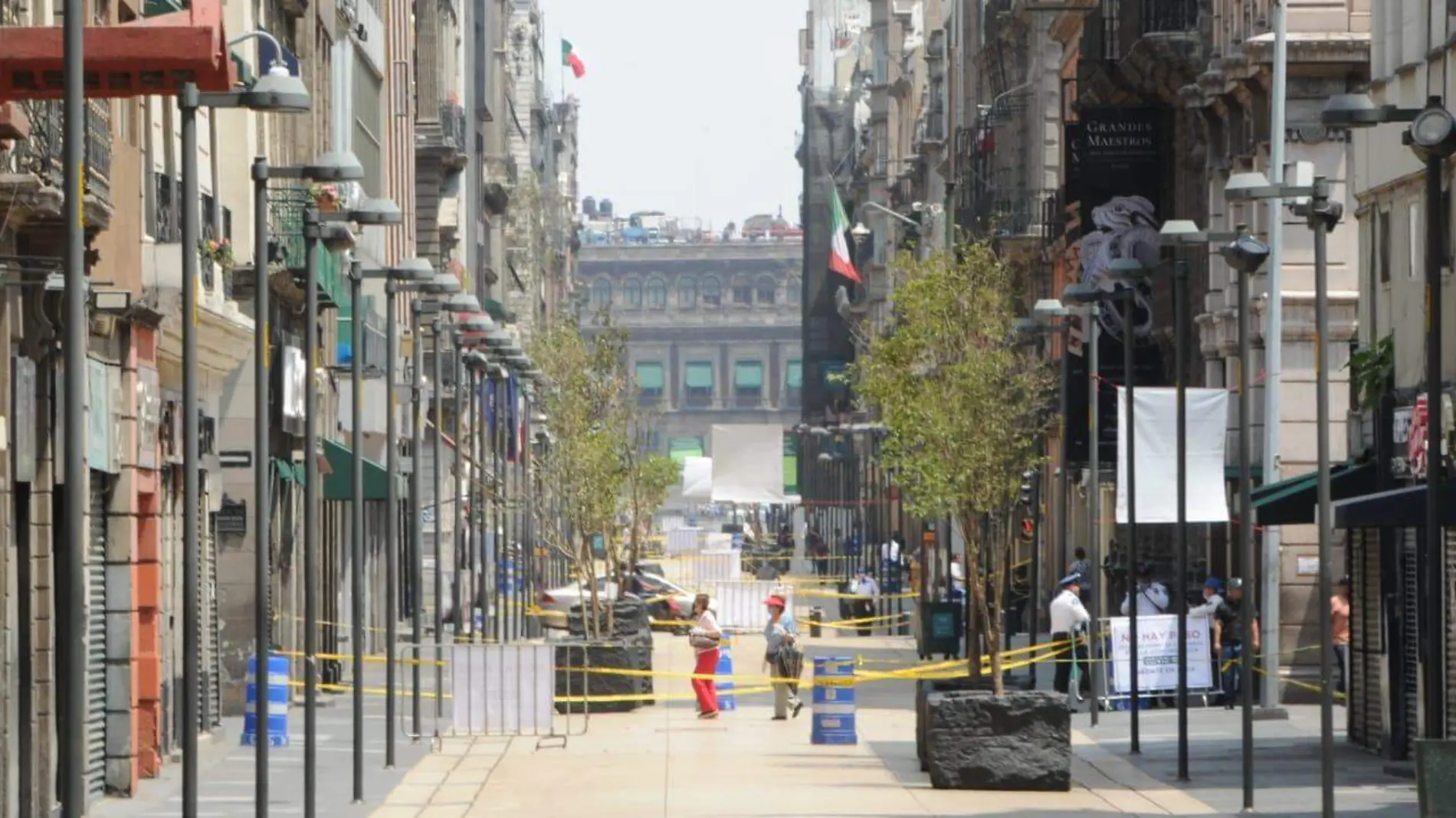 cdmx centro historico calles vacias covid-19 coronavirus mauricio huizar